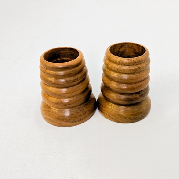 Wooden candle sticks - Picture 3 of 3